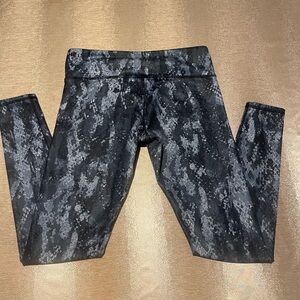 ALO Yoga Gray Patterned Stretch Jeggings